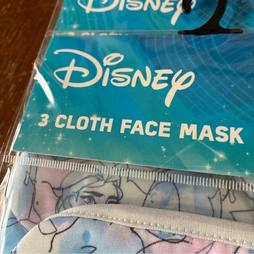 Disney Frozen 3 Cloth Face Masks Ages 7 & Up-Lot Of 10